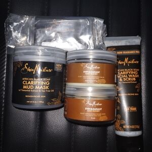 Shea Moisture African Black Soap & Raw Honey Bundle
